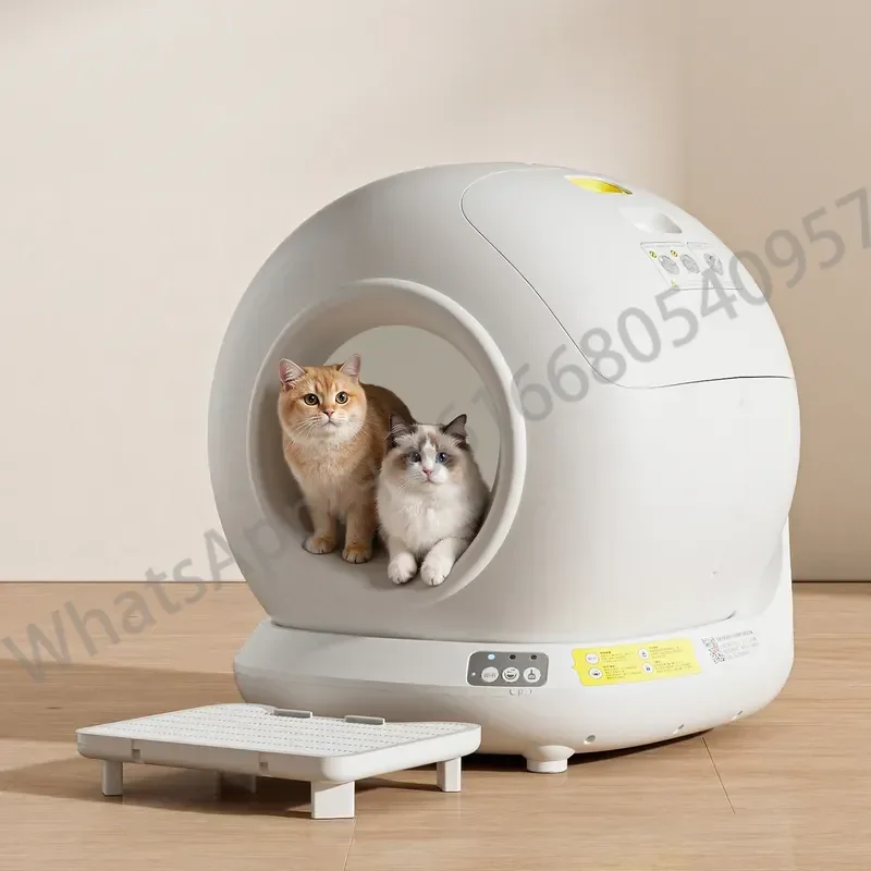 Cat box automatic cleaning anti-splash oversized fully enclosed pet toilet self-cleaning closed smart cat basin