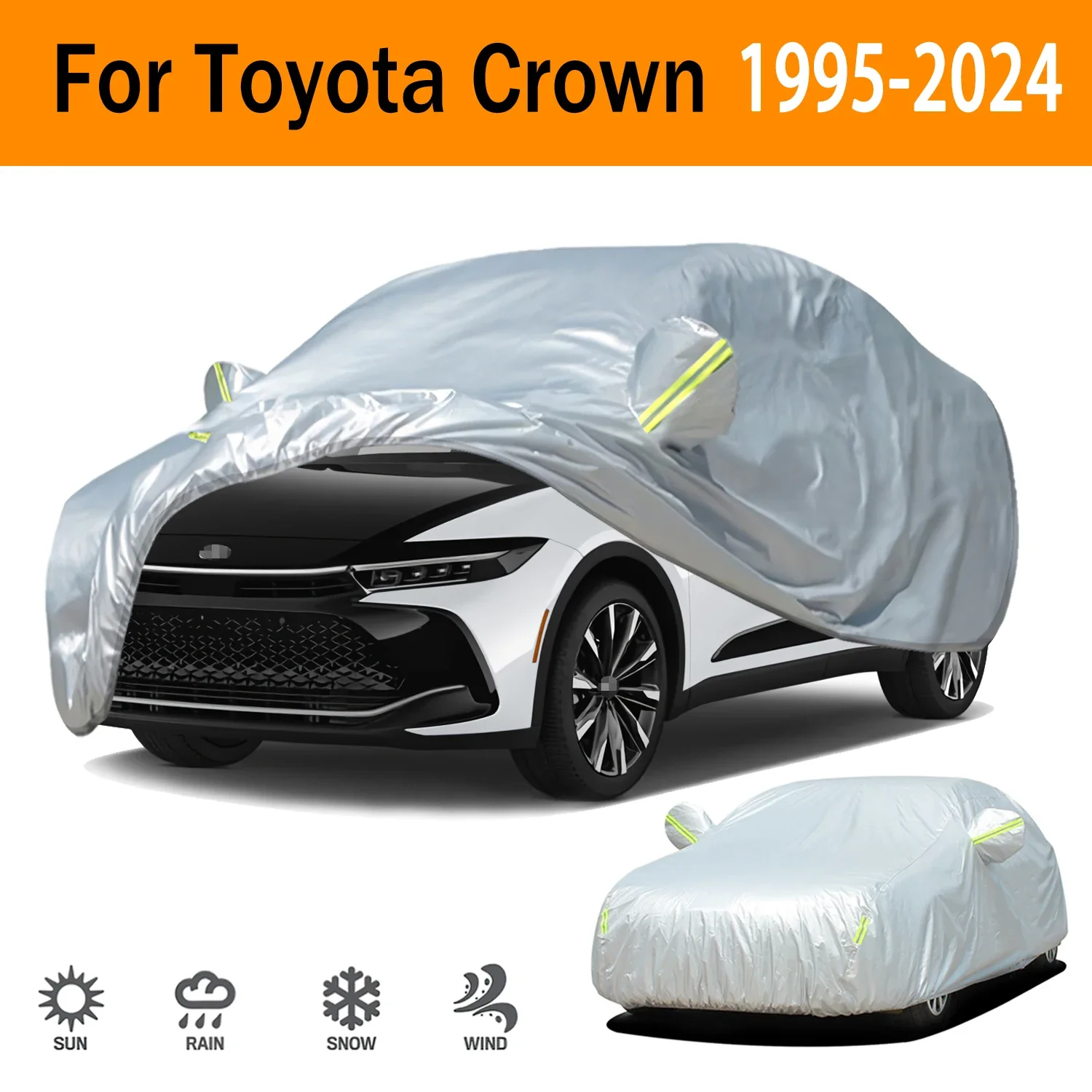 

For Toyota Crown Outdoor Protection Full Car Covers Snow Cover Sunshade Waterproof Dustproof Exterior Car accessories