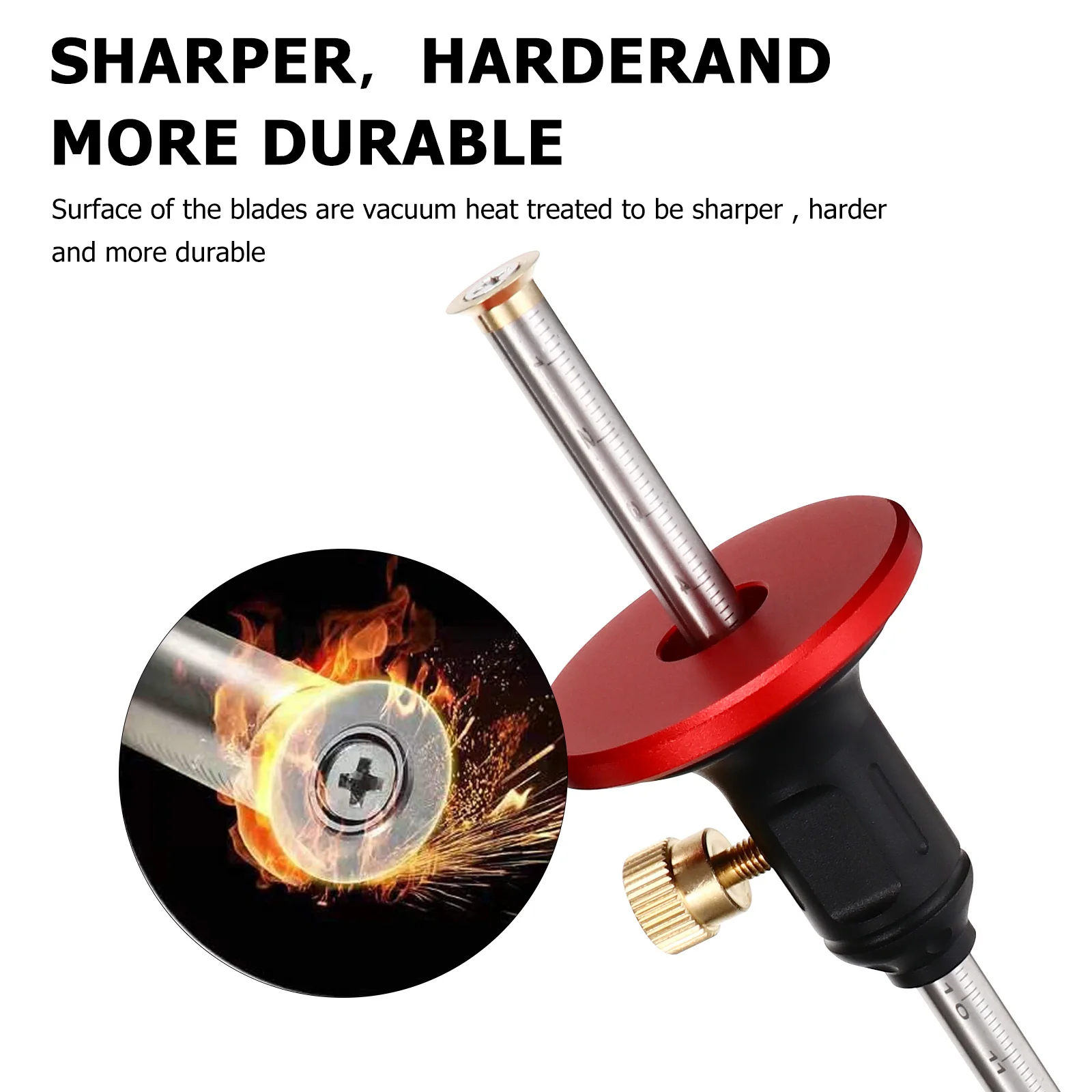 

Copper Wheel Marking Gauge Woodworking Scriber Tool Engraved Ruler Metric Imperial Measurements Durable Solid Body Micro