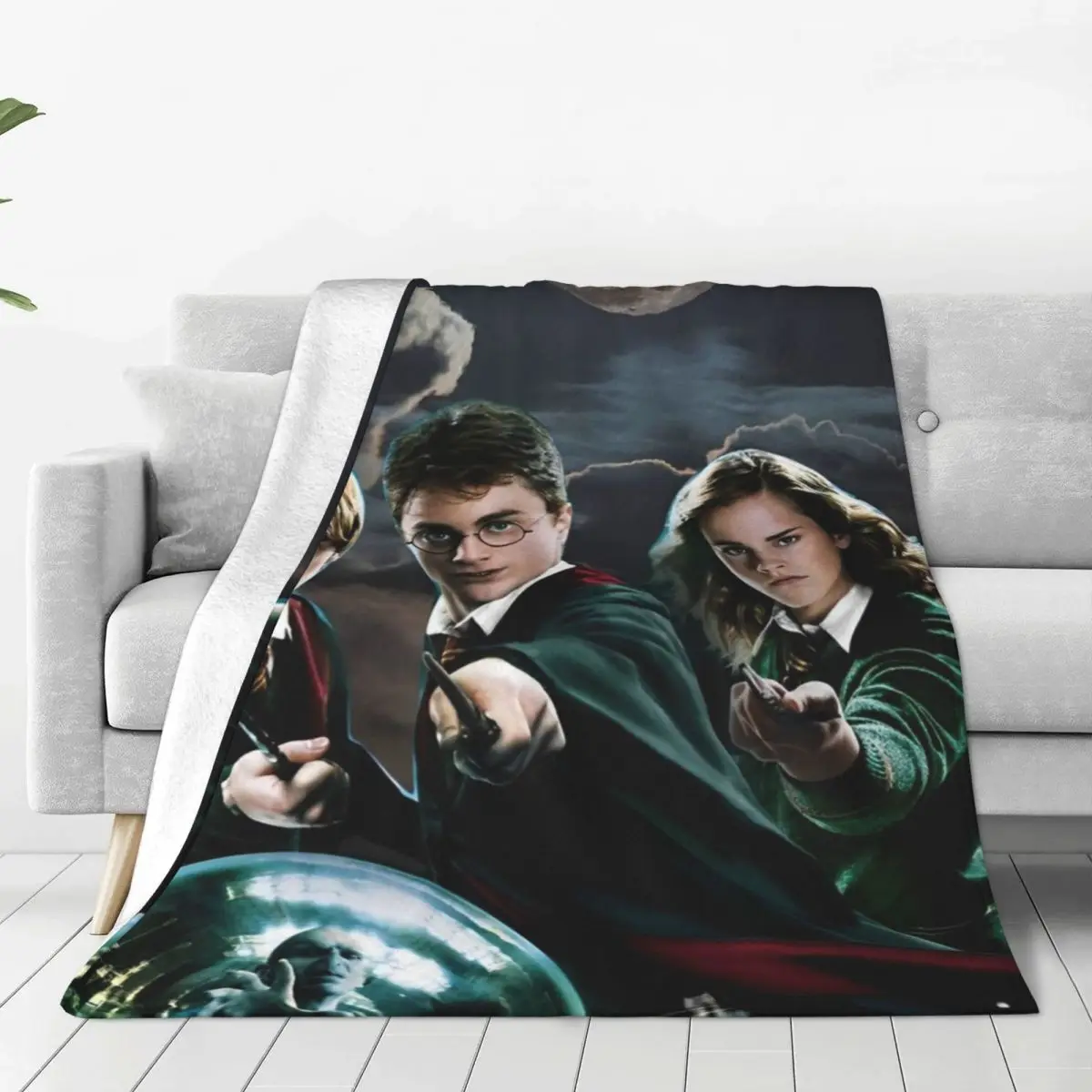 Movie Blanket Fantasy Literature Novels Airplane Travel Flannel Bedding Throws For Bed Warm Bedspread Gift