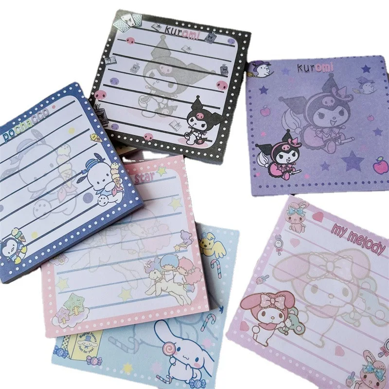

24 шт/лот Sanrio Kawaii Animal Memo Pad Sticky Notes Stationery Label Notepad Planner Sticker Post School Supplies