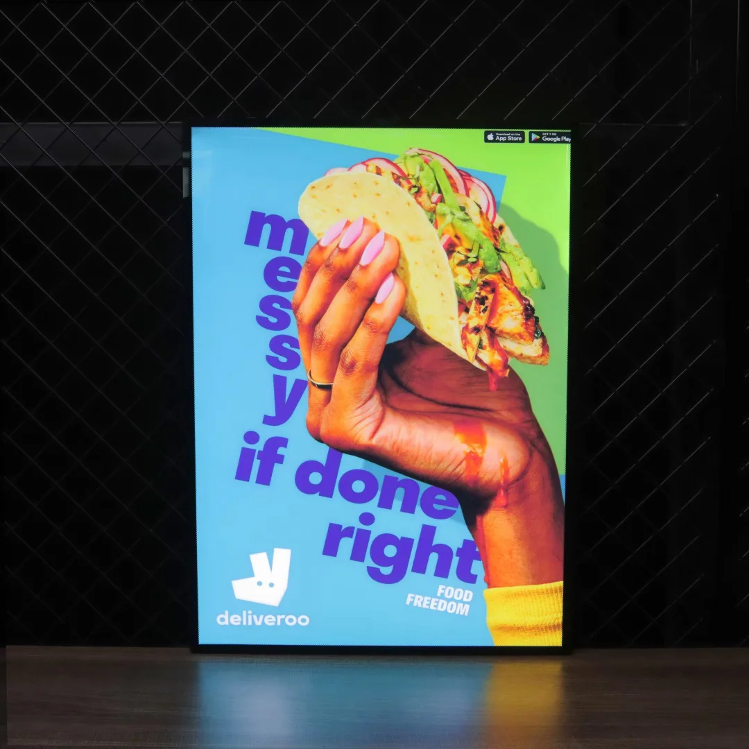 

Custom Poster For A1 A2 A3 A4 Ultra Slim Light Box LED Menu Board Advertising Light Boxes