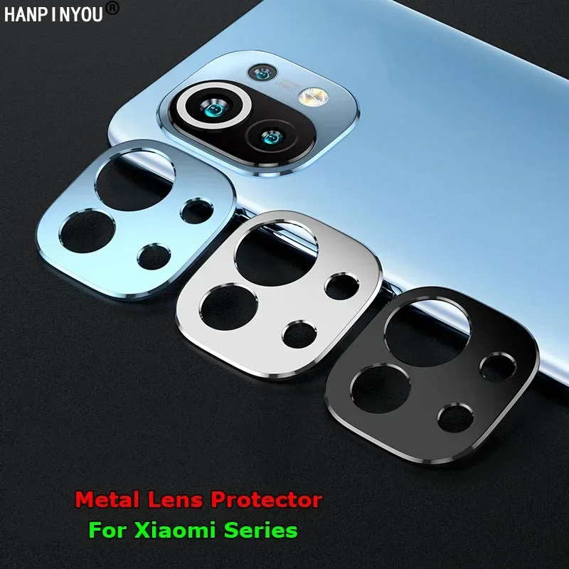 For Xiaomi Mi 11X Poco F3 Redmi K40 Note 10 Pro Plus Ultra Camera Circle Metal Lens Case Cover Bumper Guard Protector