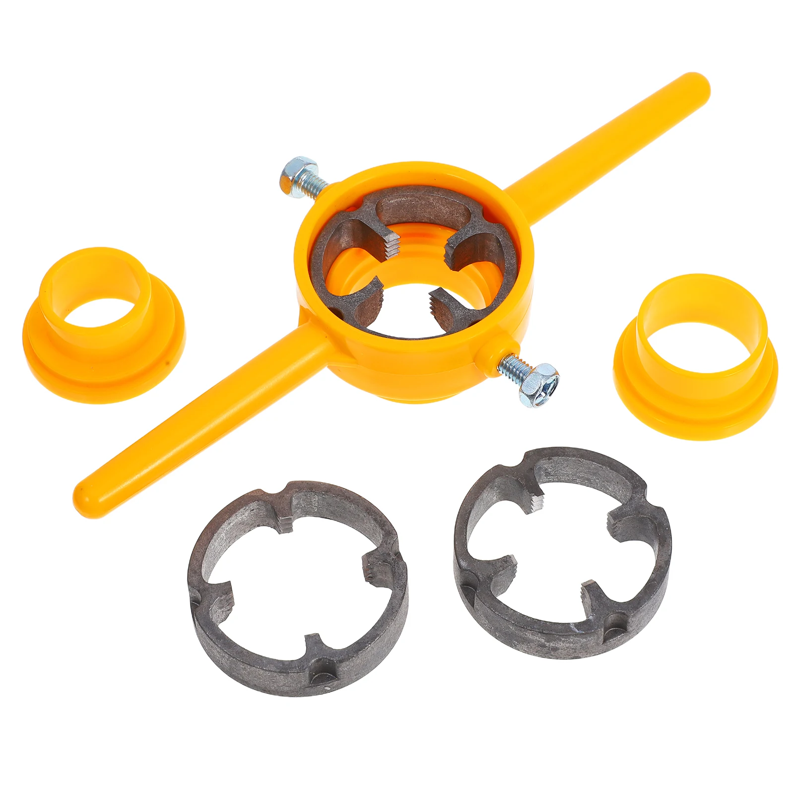 

1 set Pipe Threader Kit for Plastic Pipes Manual Hand Tools Tap Threading Set Plumbing Equipment Wrench Accessory