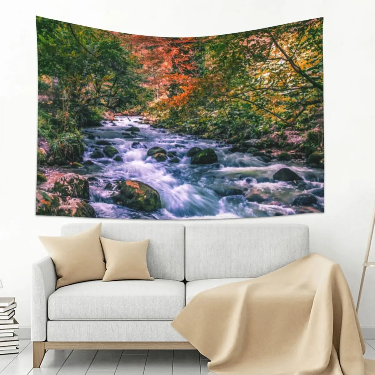 

Mountain river Tapestry Wall Decorations Wall Art Home Decor Aesthetic Tapestry