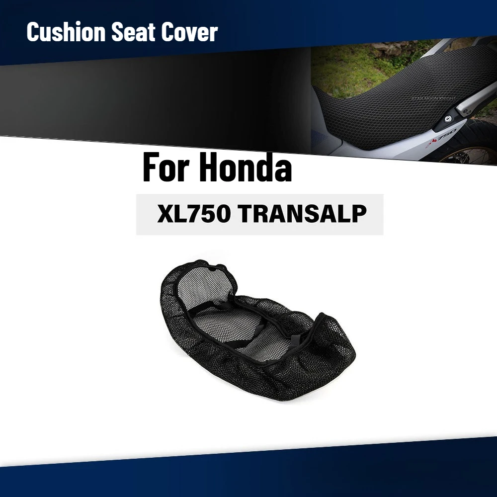 

For Honda Transalp XL750 XL 750 Transalp3D Mesh Cushion Seat Cover Slip Nylon Fabric Protector Cover Motorcycle Accessories