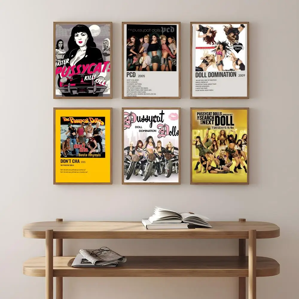 Popular The Pussycat Dolls Poster HD Versatile Waterproof Wall Art Self-Adhesive Decor for Any Space Ideal Gift