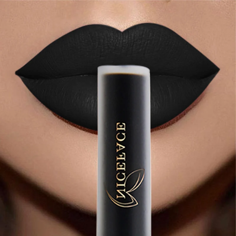 NICEFACE brillo de labios resistente al agua para mujer, brillo de labios mate de larga duración, lápiz labial líquido, cosmético Sexy, tinte de