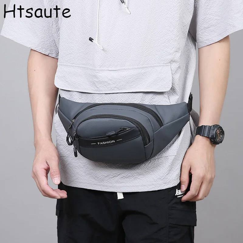 

Chest Bags For Men Sports Fanny Pack Oxford Waist Pack Men's Breast Single Shoulder Bags Outdoor Sling Bag Belt Bag bolsas