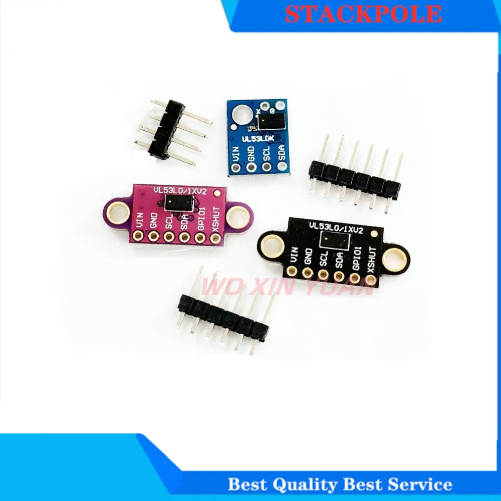 VL53L0X Time-of-Flight (ToF) Laser Ranging Sensor Breakout 940nm GY-530 GY-VL53L0XV2 Laser Distance Module I2C IIC