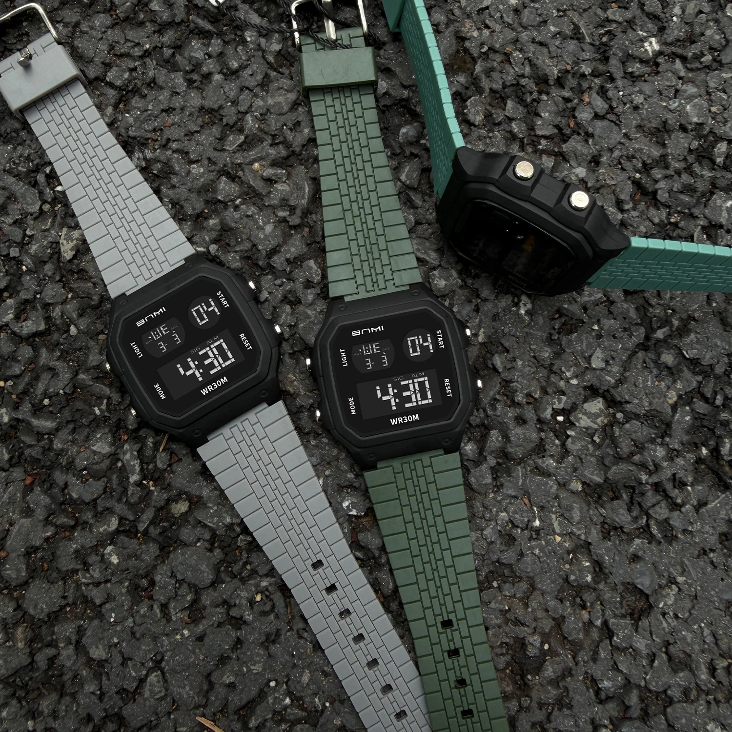 

Multi-function Sports Digital Watch Man Waterproof Alarm Clock LED Display Student Military Electronic Watches