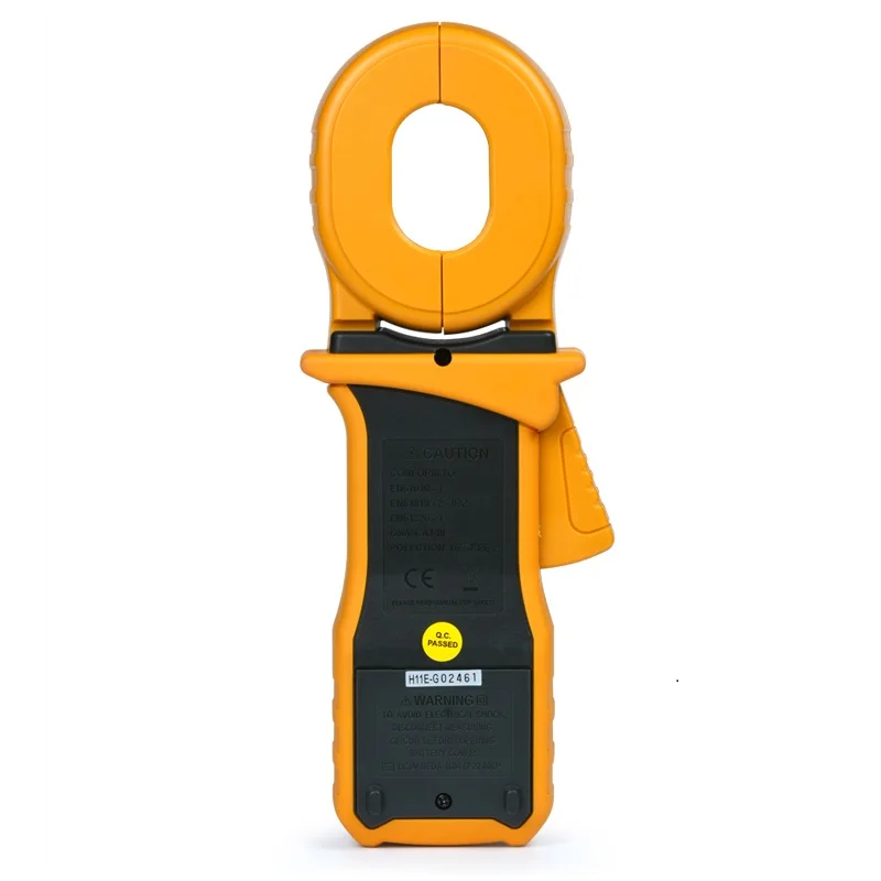 PEAKMETER Ground Resistance Clamp Meter MS2301 Auto ranging Orange 40A RMS High Sensitivity Multifunction Resistance Insulation