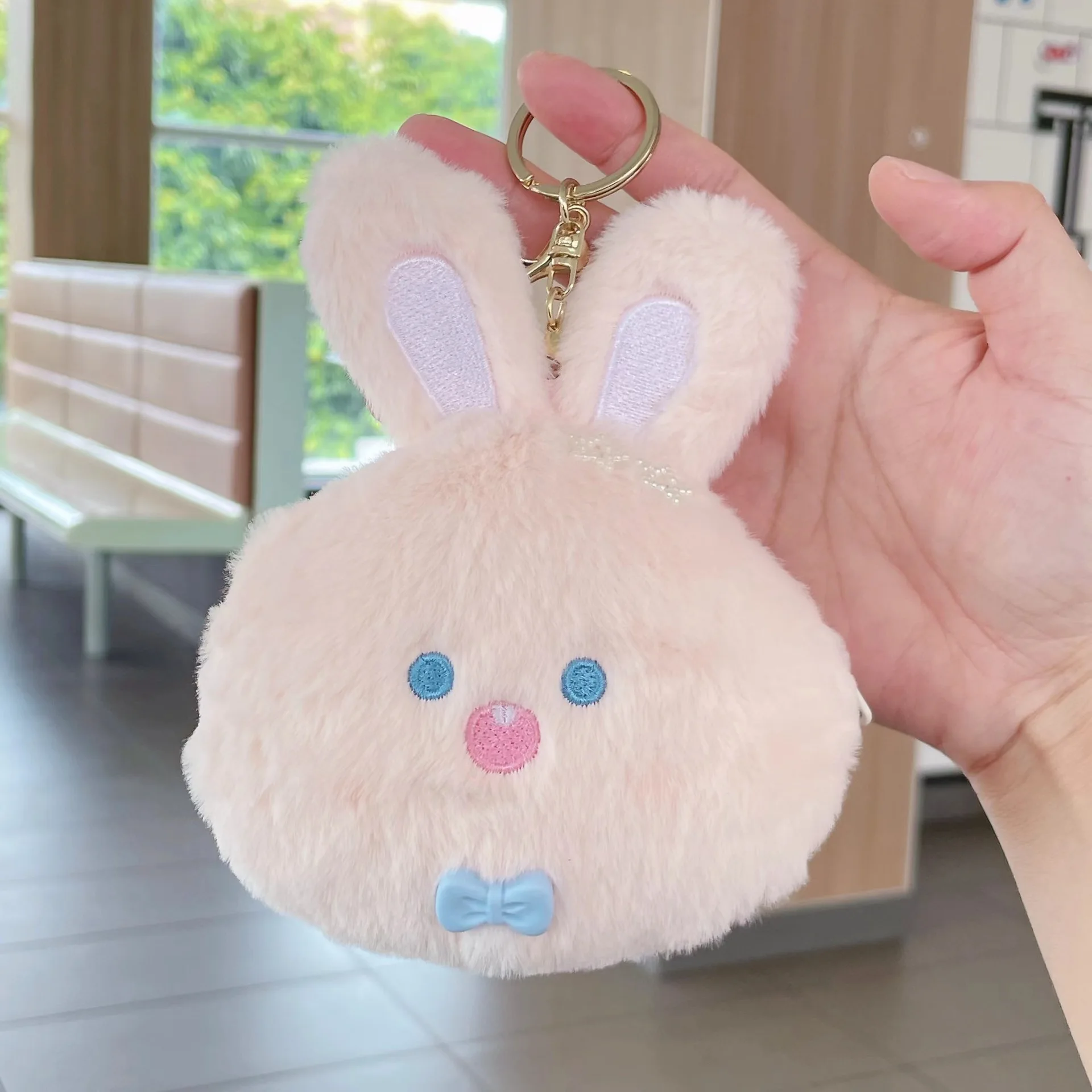 new exquisite Plush Rabbit Coin Purse Pendant Bag Cute Creative Coin Bag Keychain Children's Day Gift