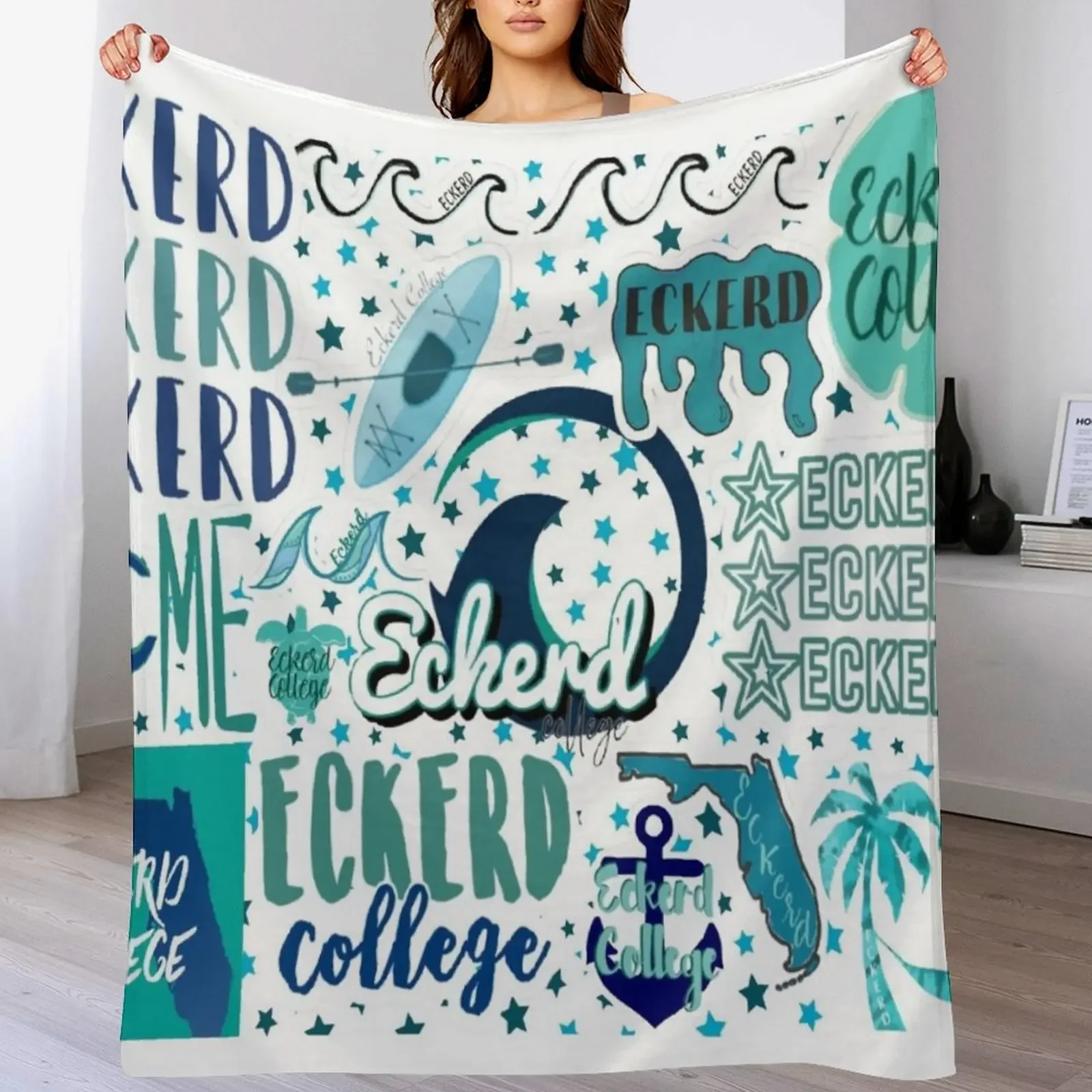 

Eckerd College Blanket Throw Blanket Camping Sofas Sleeping Bag Loose Blankets