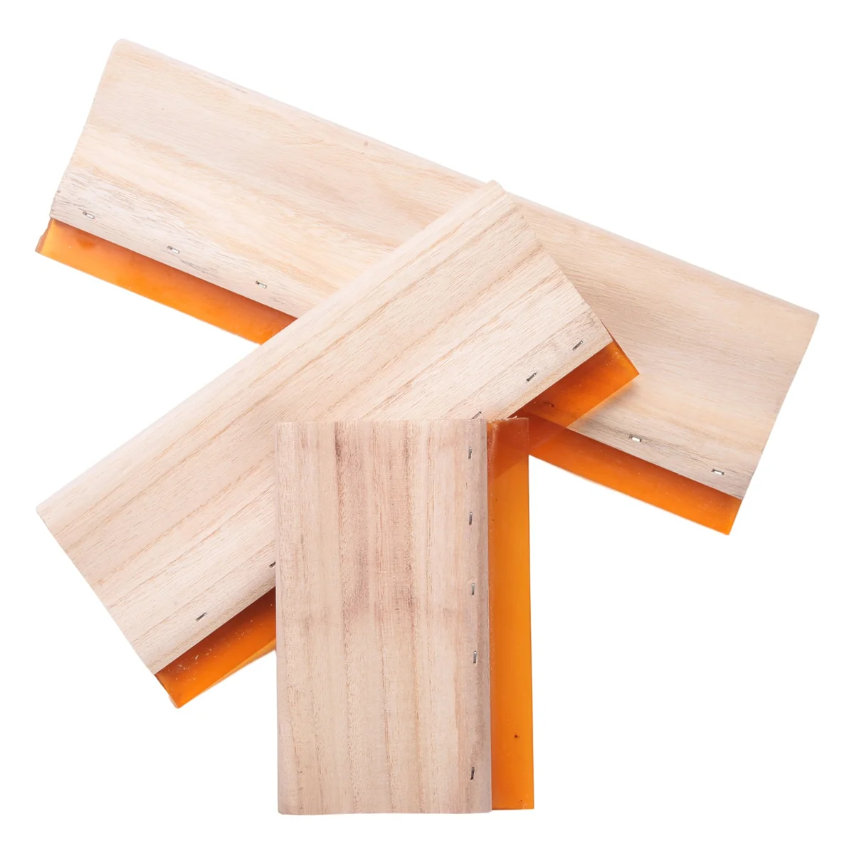 3 buah alat cetak layar goresan alat gosok tinta Squeegee 16cm 24cm 33cm