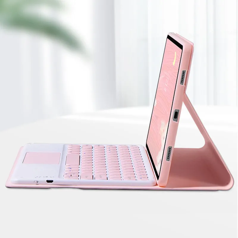 Funda لجهاز Apple iPad 10 10th Generation حافظة لوحة المفاتيح اللاسلكية القابلة للفصل Teclado لجهاز iPad 10.9 بوصة 2022 غطاء لوحة المفاتيح Coque