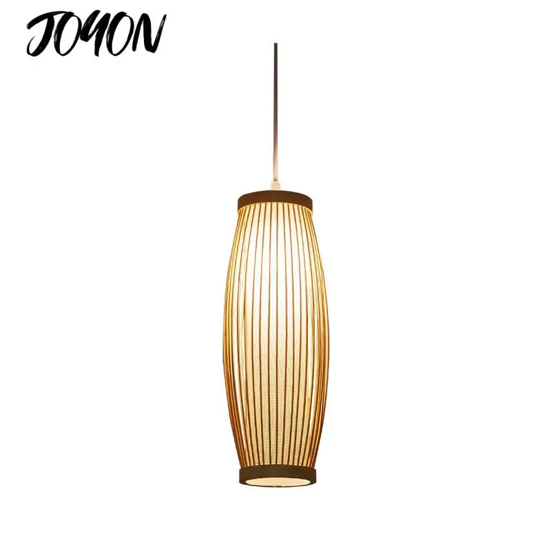 

Lampshade Bamboo Pendant Lighting for Kitchen Hanging Light Fixtures Pendant Lamps Chinese Style Light for Room