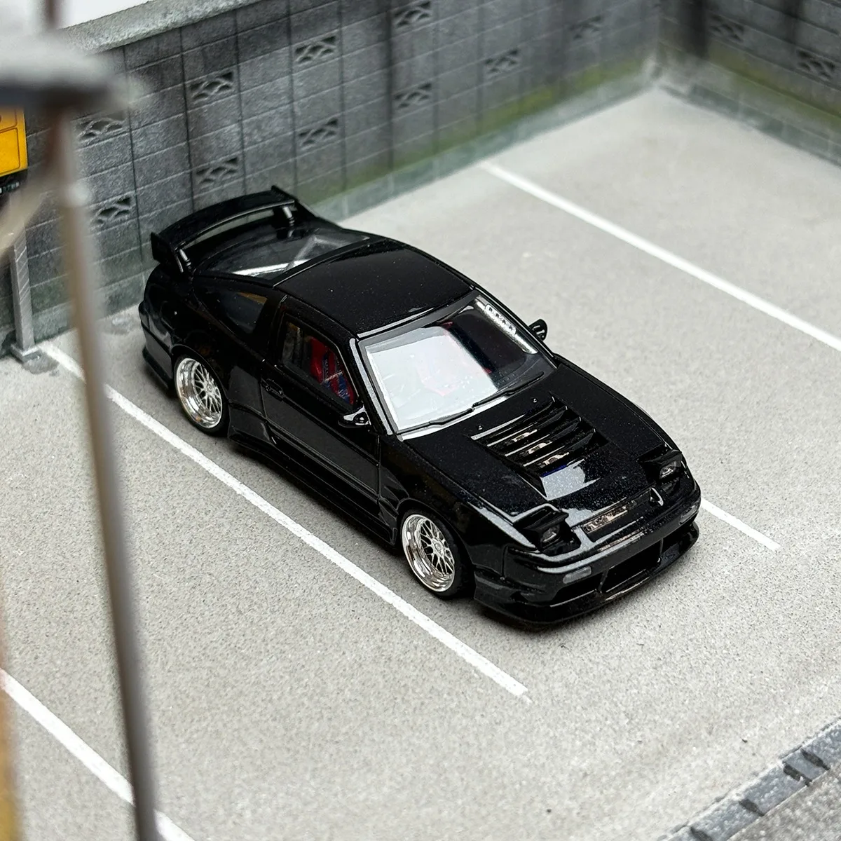 1:64 Scale Nissan S13 Silvia Modified Alloy Car Model Ornament