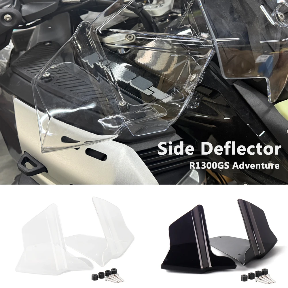 

Motorcycle Accessories Front Windshield Wind Deflector Side WindScreen Side Deflector For BMW R1300GS Adventure R 1300 GS adv