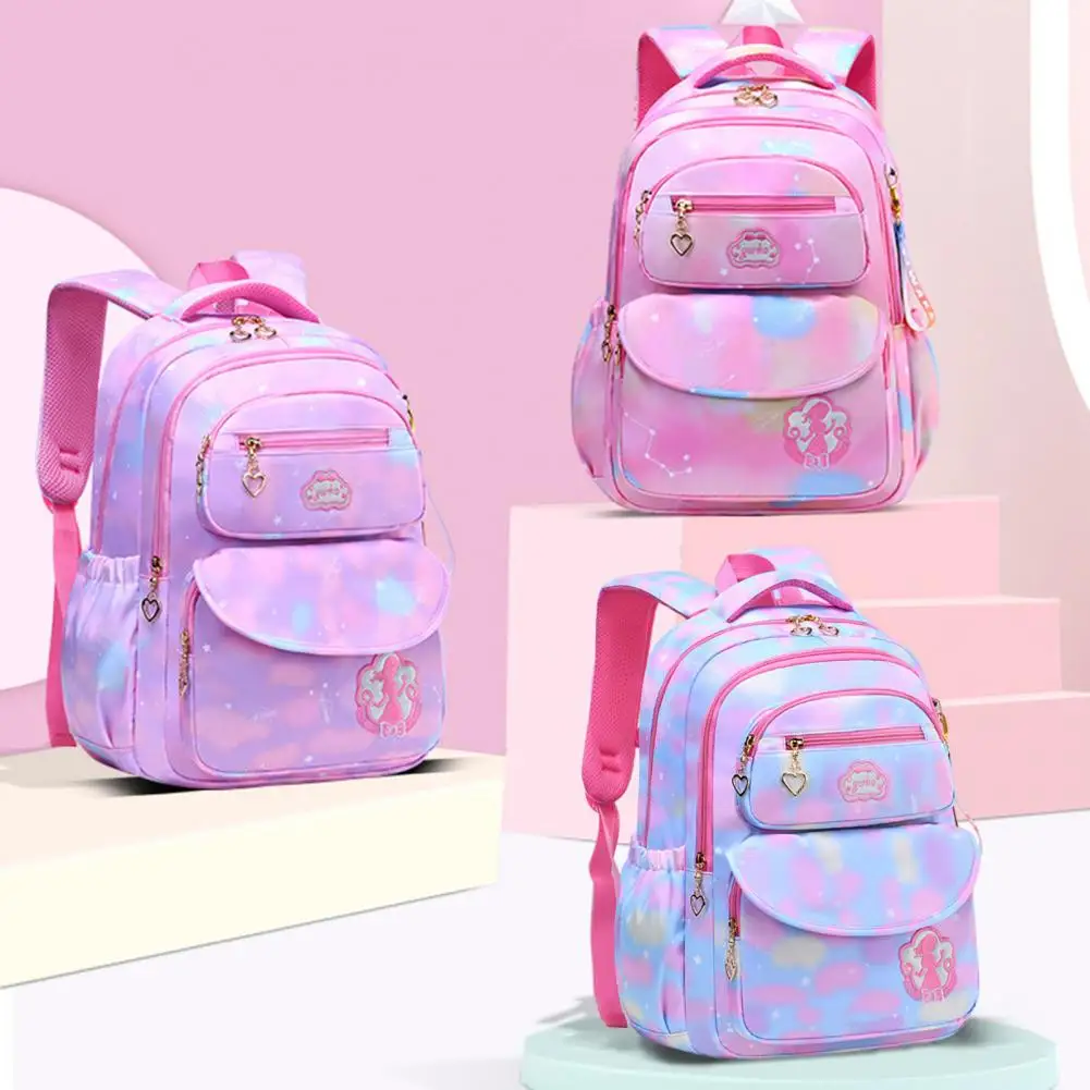 

Girl School Bag Backpack Back Pack For Teenager Women Children Female Pink Schoolbag Primary High Bagpack Class Teens Child Kids