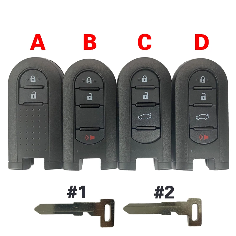 CS007150 Key Shell For Rush Daihatsu Terios For Toyota Rush WIGO Perodua Daihatsu Terios 2018-2021 Remote Key Cover