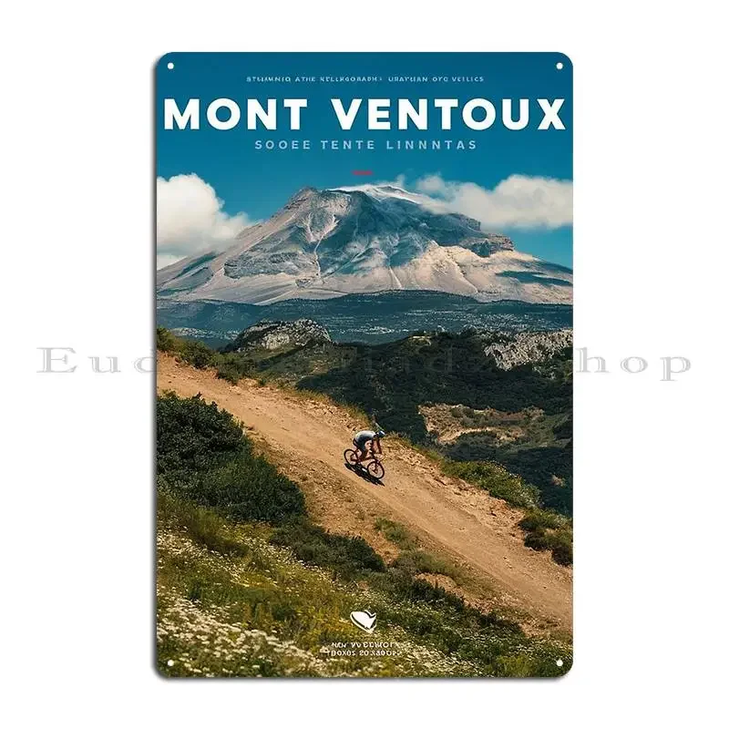 Mont Ventoux Poster Metal Plaque Cinema Pub Design Cave Design Tin Sign Poster