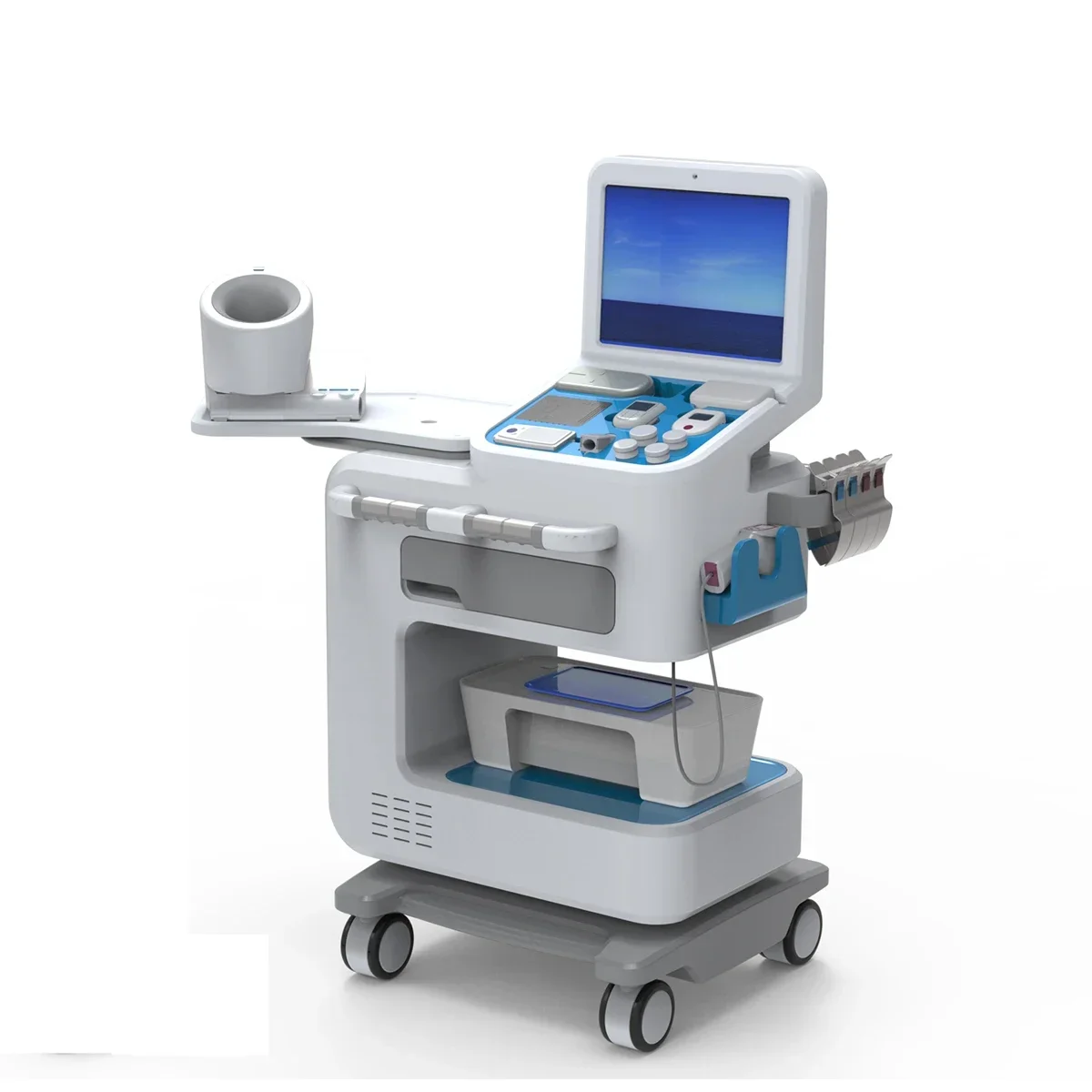 Smart Self Serviced Maternity Health  Screening Checkup Kiosk Telemedicine Station