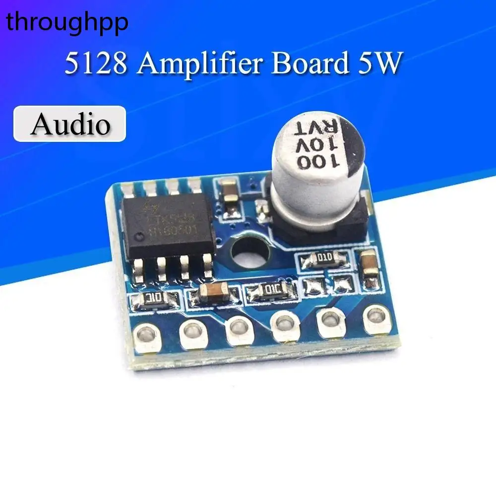 

1 PC 5128 DC Stereo Amplifier Board Mono Audio Module Low Distortion Electronics Kits