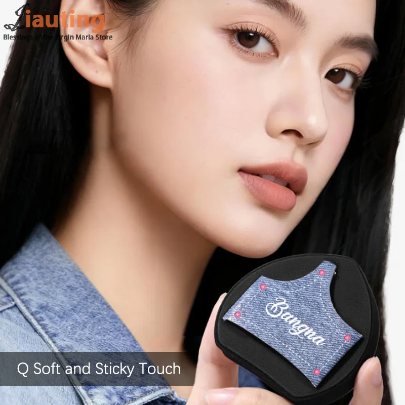 3 قطعة/صندوق شبشب ناعم شكل كاوبوي مسحوق نفخة الرطب والجاف ثنائي الاستخدام المخفي الجلد ودية التجميل ماكياج وسادة هوائية الإسفنج