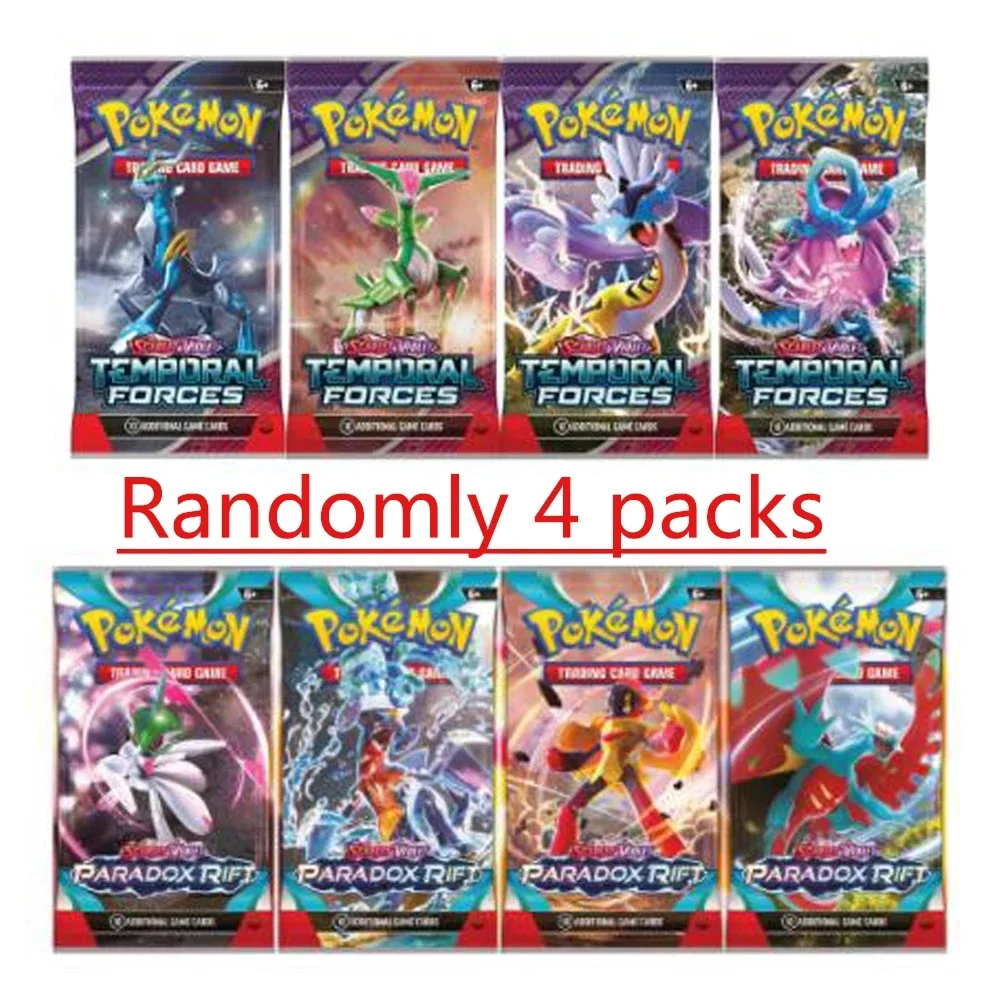 40pc Pokemon Cards TEMPORAL FORCES GX Tag Team Vmax EX Mega Energy Shining Pokemon Card Game Carte Trading Collection Cards