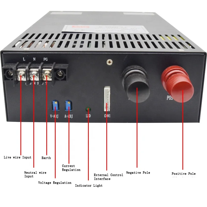 12V 200A 220V AC DC Industrial Power Adapter S-2500-24 2500W 24V 104A 48V 50A SMPS Switching Supply Single CE/FCC/ROHS for
