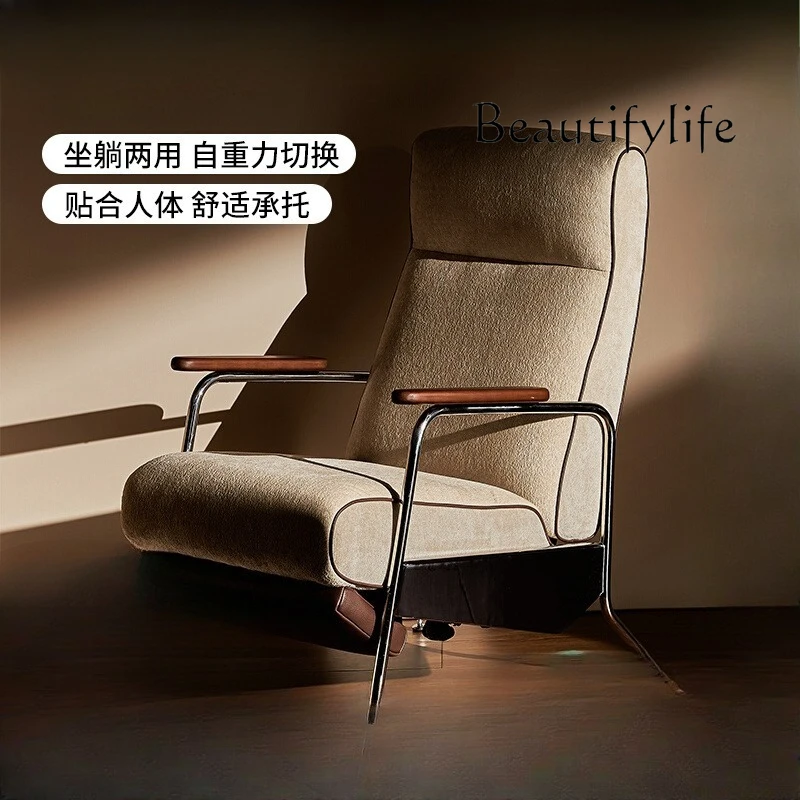 

Functional chair Leisure modern single sofa chair Living room balcony Multifunctional lazy recliner