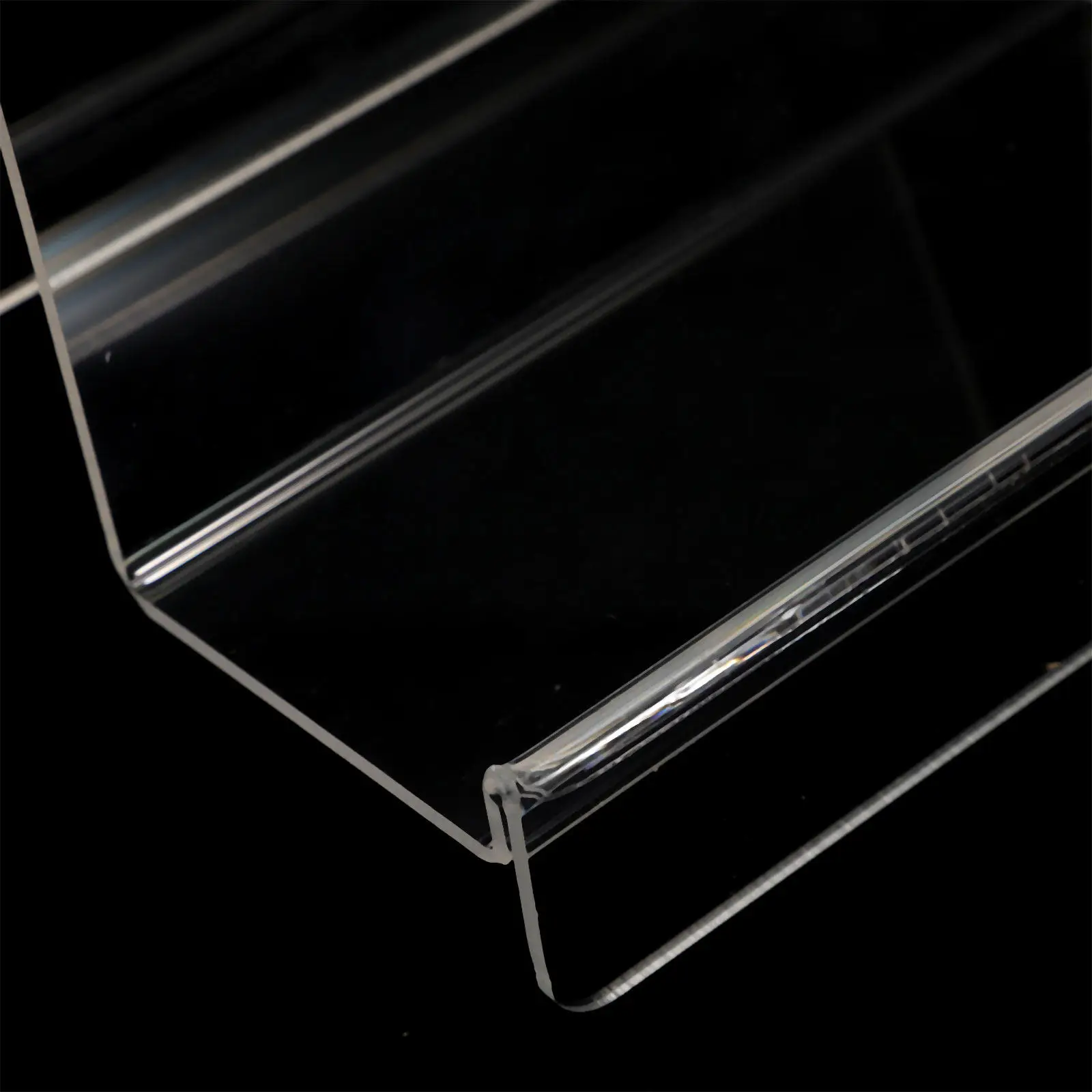 Premium Acrylic Book Display Stand Clear Easel Rack for Records Books Magazines Desktop Storage Book Stands for Display