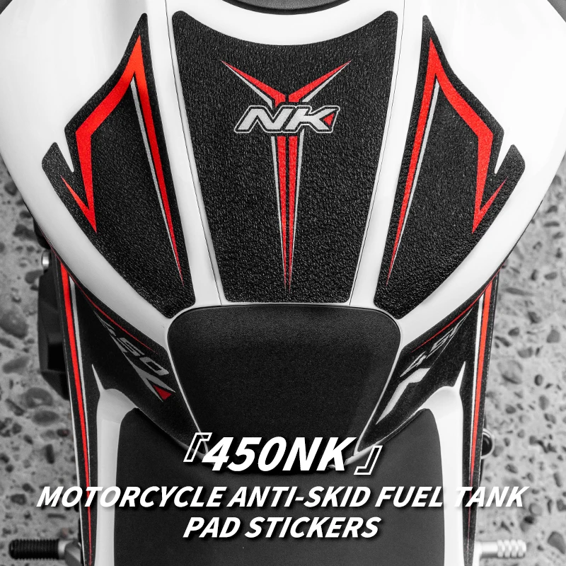 

For CFMOTO 450NK Motorcycle Fuel Tank Area Pad Stickers Gas Tank Abrasive Decorative Protection Pad Decals Kits