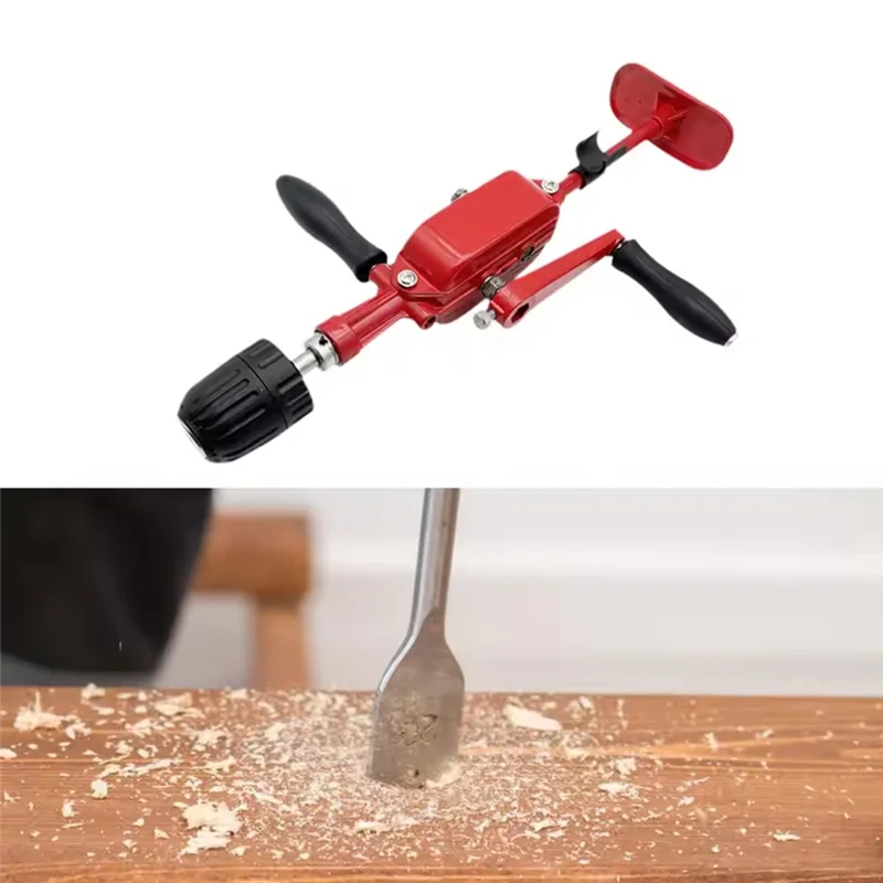 

A88E-Professional Hand Crank Drill - Adjustable Speed, Comfortable Handling For DIY Tasks