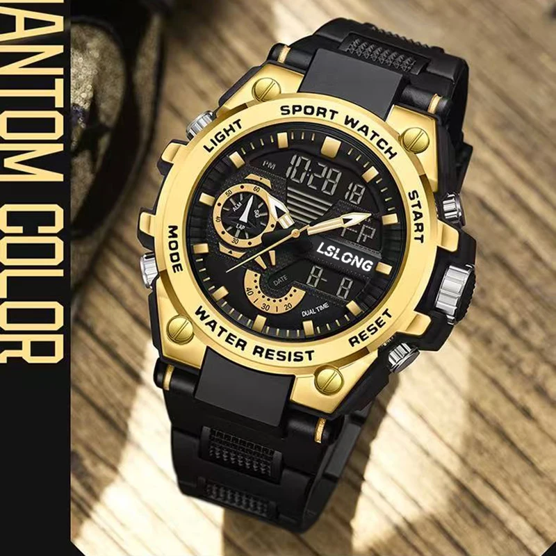 

Trendy and handsome men's watch, multifunctional sports electronic watch for teenagers and students
