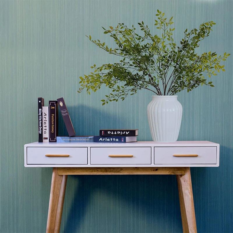 110 cm grüner künstlicher Eukalyptus-Pflanzenstrauß, künstliche Blätter für Hochzeitsdekoration, Heimdekoration, DIY-Vasenornament – Detail 6