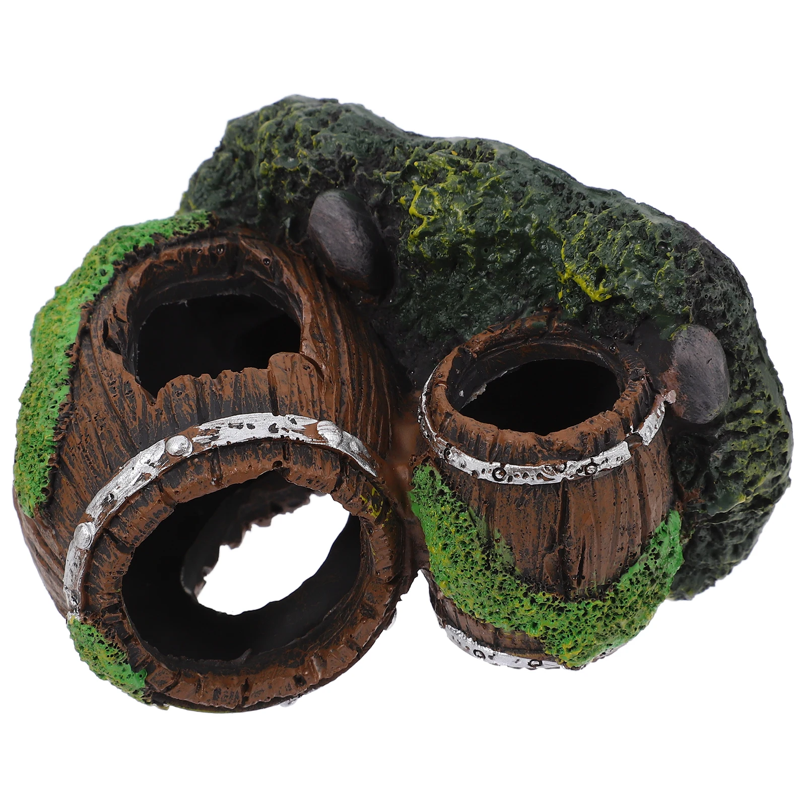 

Resin Tank Decor Safe Material Hideaway Aquarium Accessories Desktop Fish Cave Shrimp Spawn Cave Fish Tank