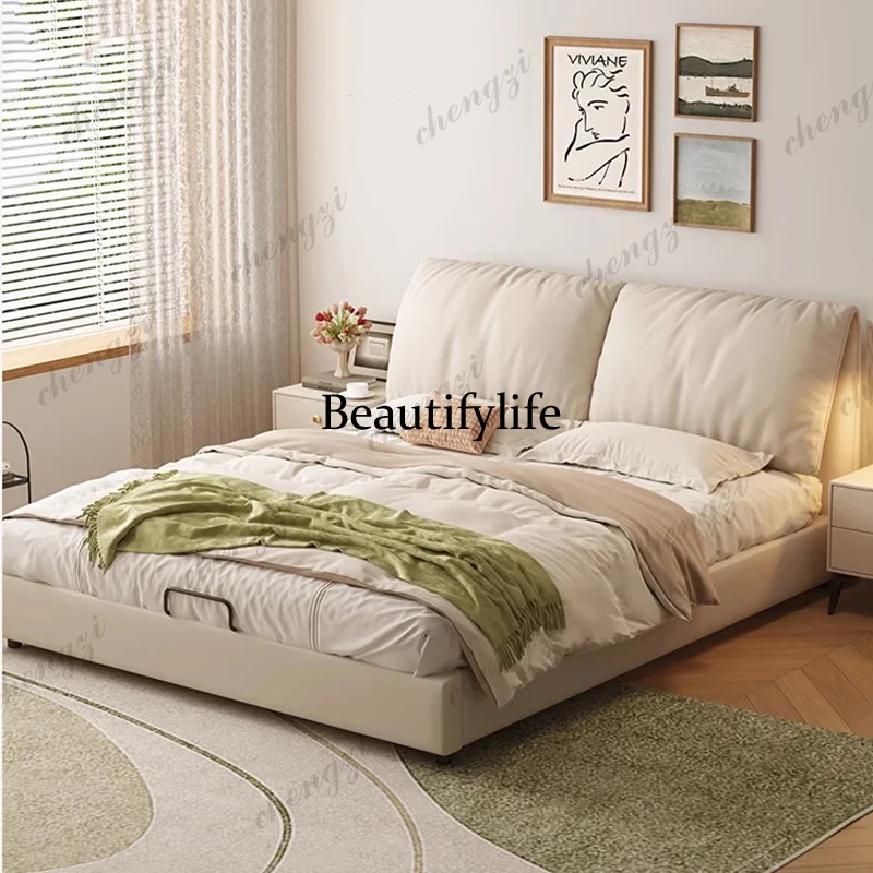 K182Beauty Massage Bed Multifunctional Bedroom Sleeping Space Saving Bed Floating European Double Cama Solteiro Trendy Furniture