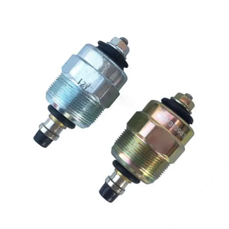 For CATERPILLAR CLG XCMG Sany for Cummins B33 High Pressure Oil Pump Excavator Fuel Shutoff and Shutoff Electromagnetic Valve