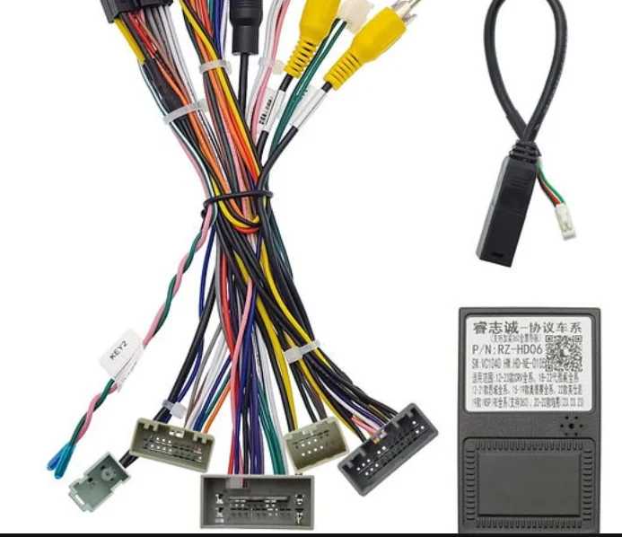 

16 PIN Wiring HARNESS CANBUS BOX FOR HONDA CRV MK4 2012-2015 Civic MK9，2012-2014 XRV MK2 factory radio with navigation