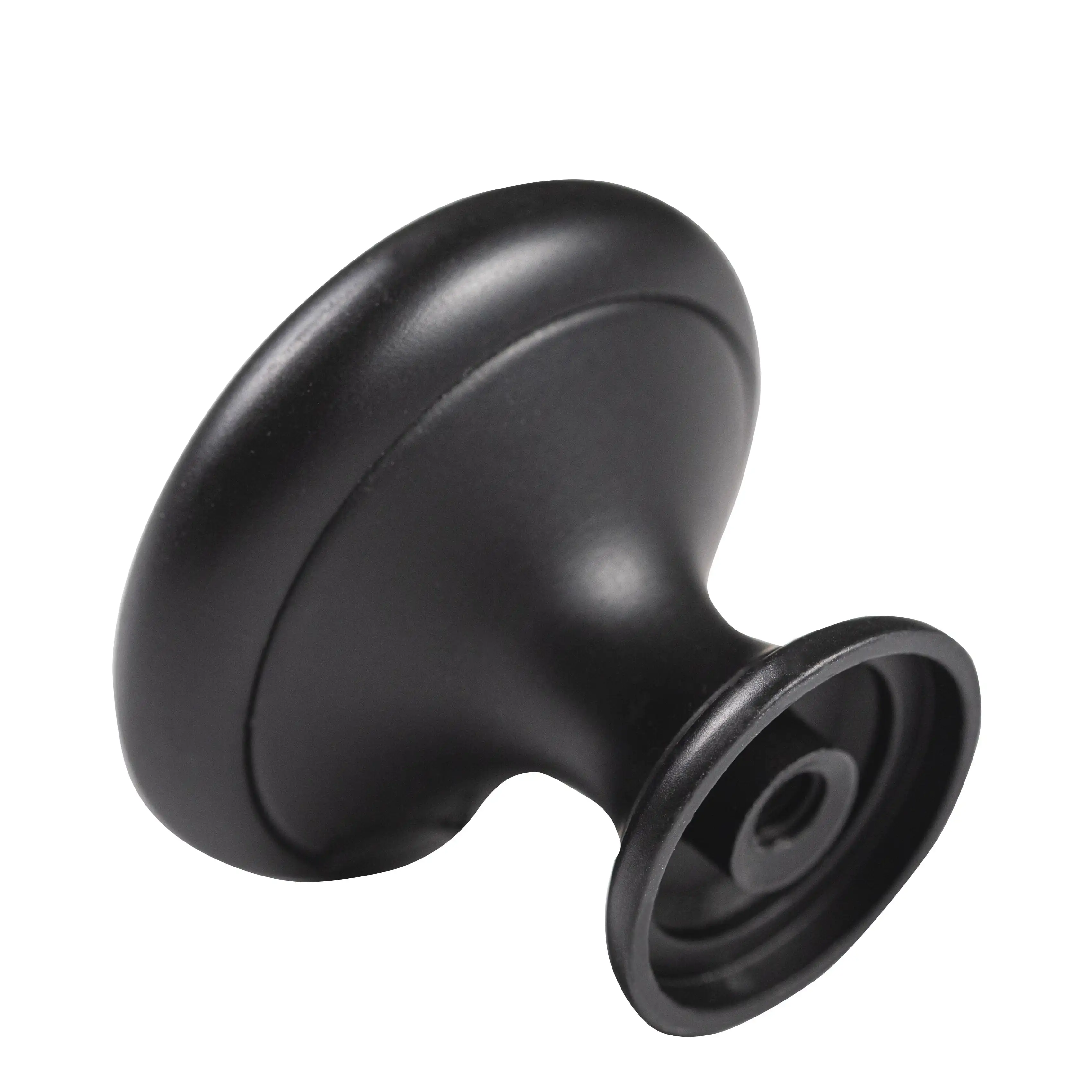 

30 Pack 1.25 Inch Round Cabinet Knob Matte Black Stainless Steel 0.04lb