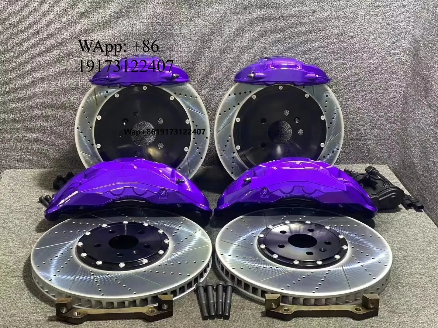 

10 Pot Big Brake Caliper Kit Custom Style for Golf C7 570 L L460 RS7 Macan X5 G05Granvia