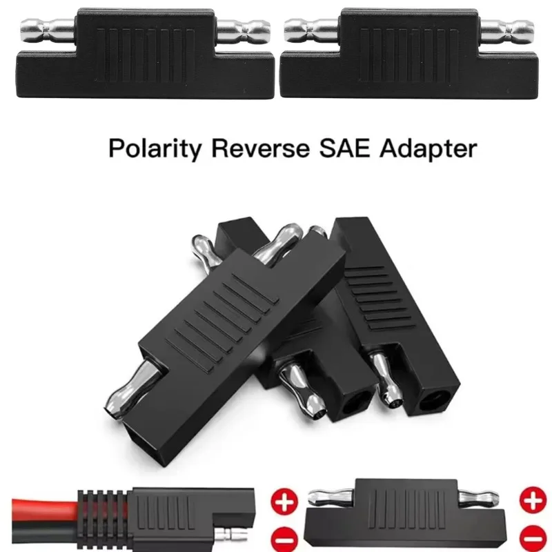 1-5pcs For Solar Panel Battery Charger Maintenance SAE Polarity Reversal Adapter SAE To SAE Connector Motorcycle Accessories view 5