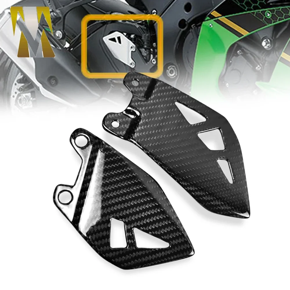 

For KAWASAKI ZX10R ZX10RR 2017-2025 Motorcycle Accessories Full Carbon Fiber Retrofit Side Parts Fairing Fender Cover Panels Kit