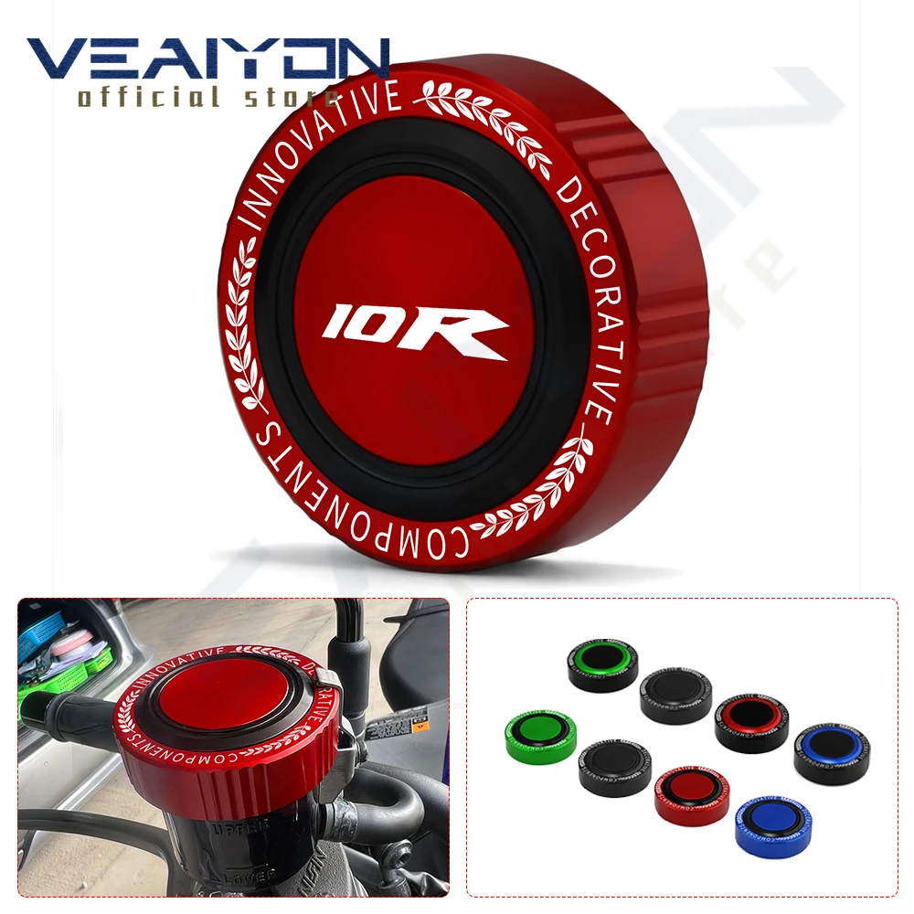 

For ZX10R 2008 2009 2010 2011 2012 2013 2014 2015 Motorcycle Accessories Aluminum Cylinder Cover Front Brake Fluid Reservoir Cap