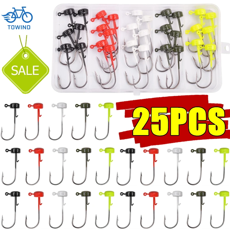 25-5PCS Jig Head Ho…