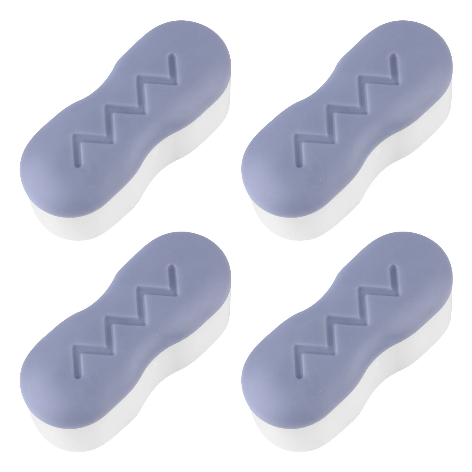 

1 set Toilet Seat Gasket Antislip Self-adhesive Bumper Cushion Heighten Grey Long Lasting Durable Strong Adhesive Practical