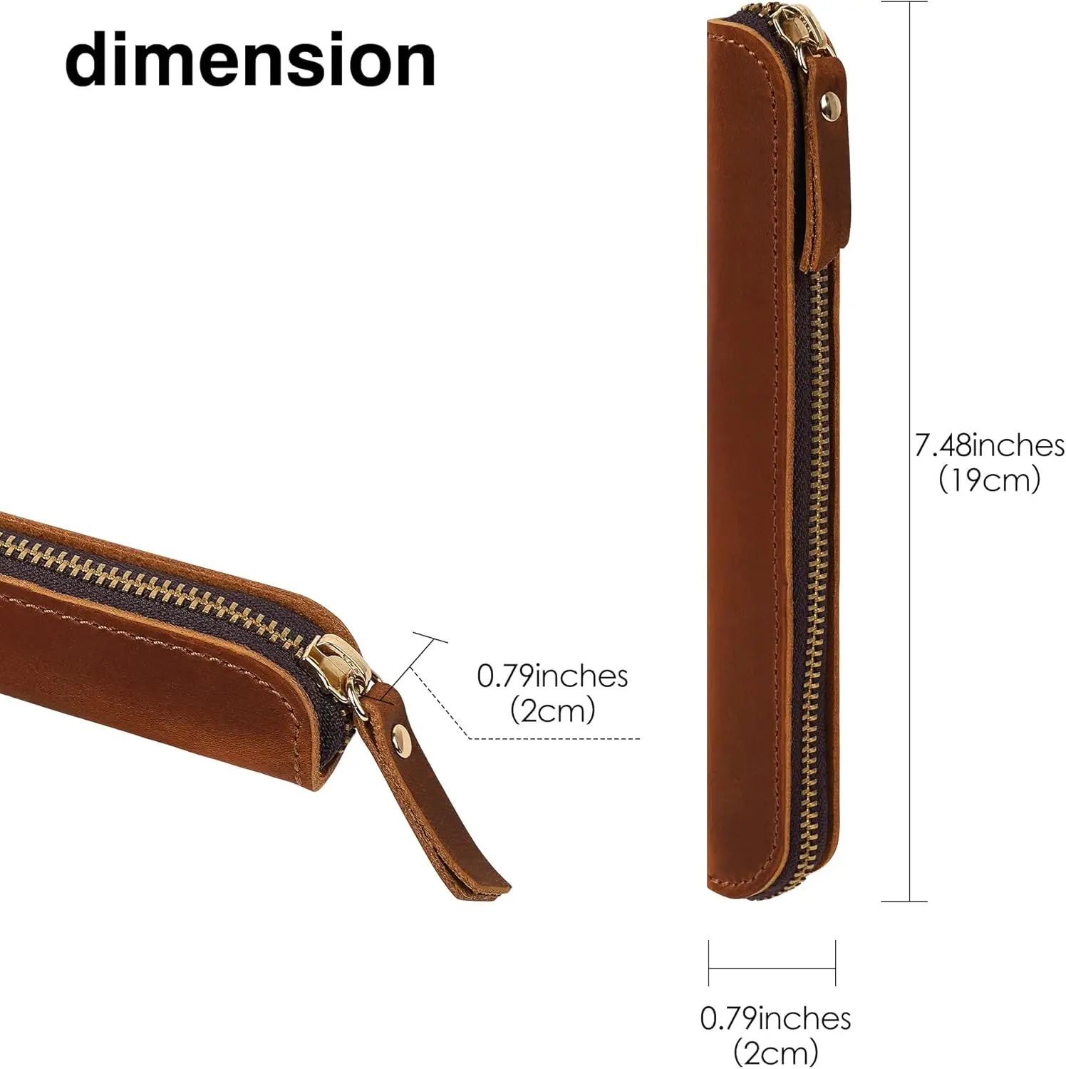 Etui na długopis z prawdziwej skóry, ręcznie robione, pojedyncze etui na długopis, futerał na pióro wieczne, pokrowiec, vintage, mini piórnik