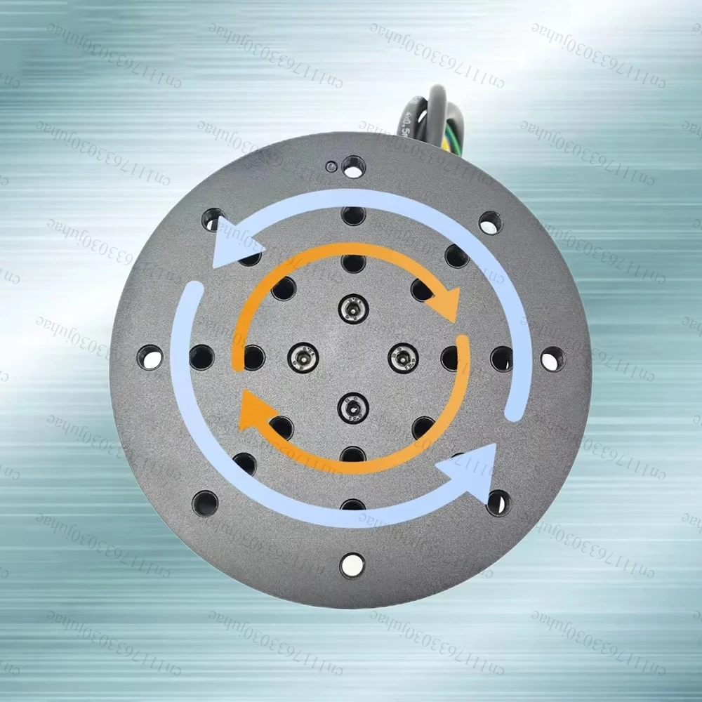 ORT120 Electric Rotary Table 1.2Nm Torque DC 24V NPN Sensor Rotating Platform for Laser Marking Welding Engraving